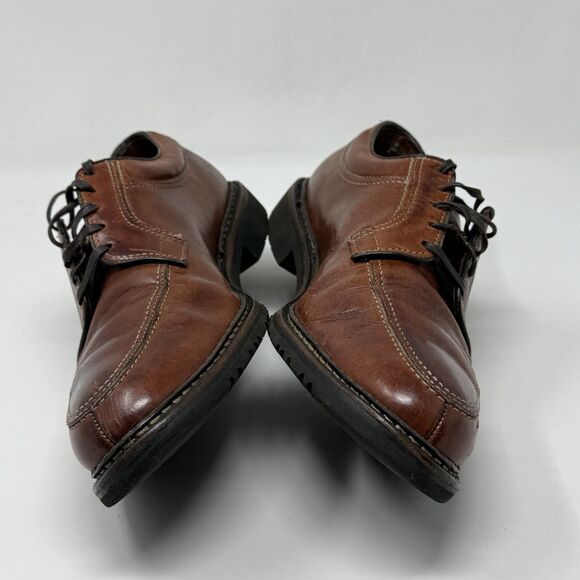 Allen Edmonds Wilbert Derby Shoes Mens 11 D Brown Leather  display picture 1